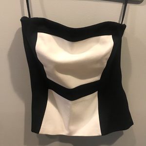 White House Black Market strapless top